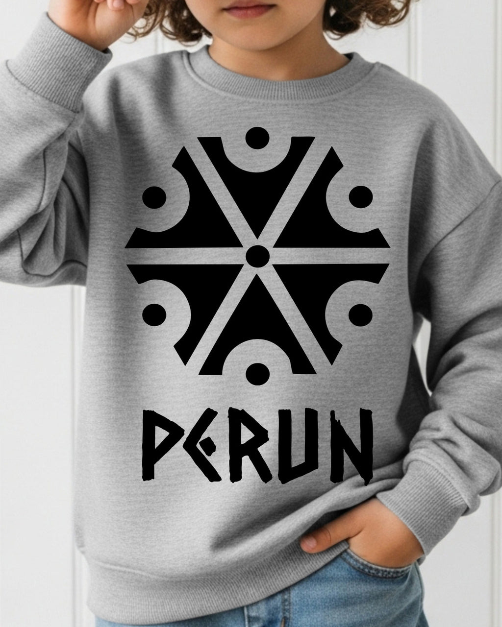 Perun Symbol — Szary