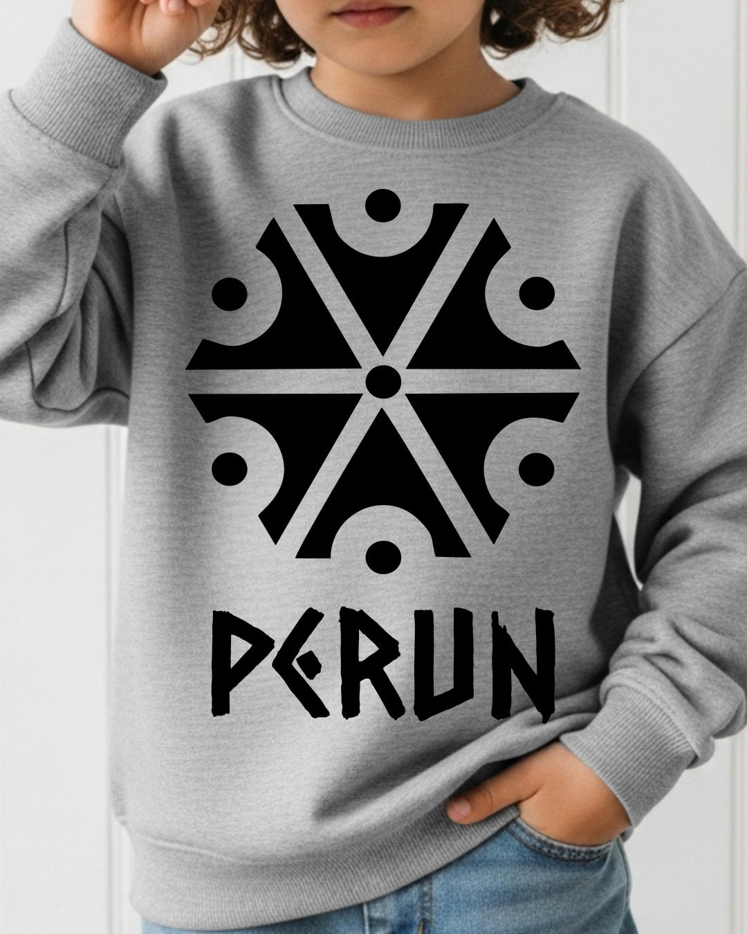 Perun Symbol — Szary