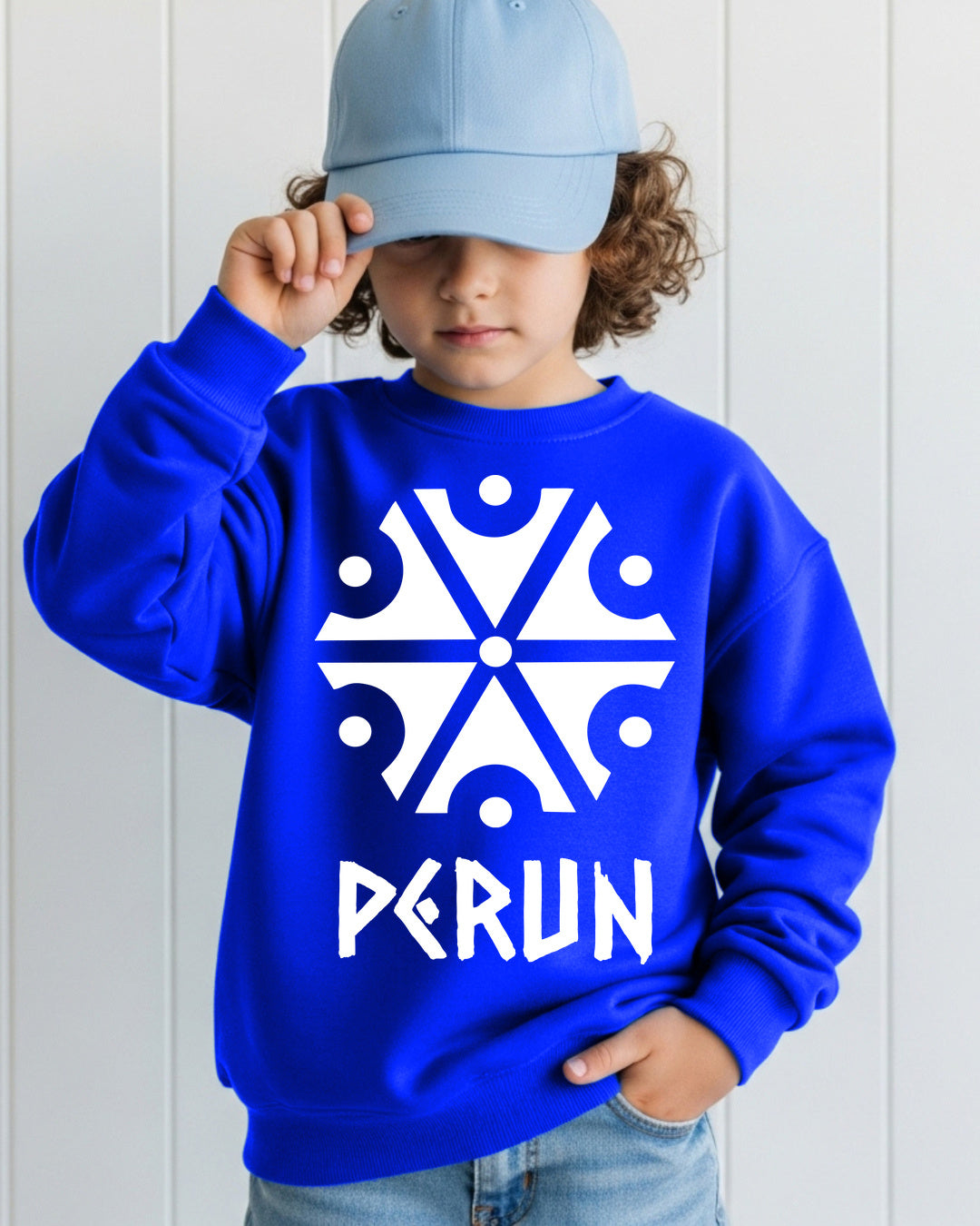 Perun Symbol — Niebieski