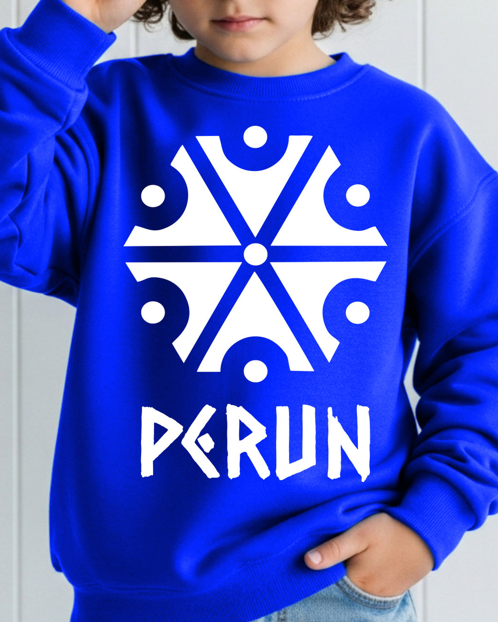 Perun Symbol — Niebieski