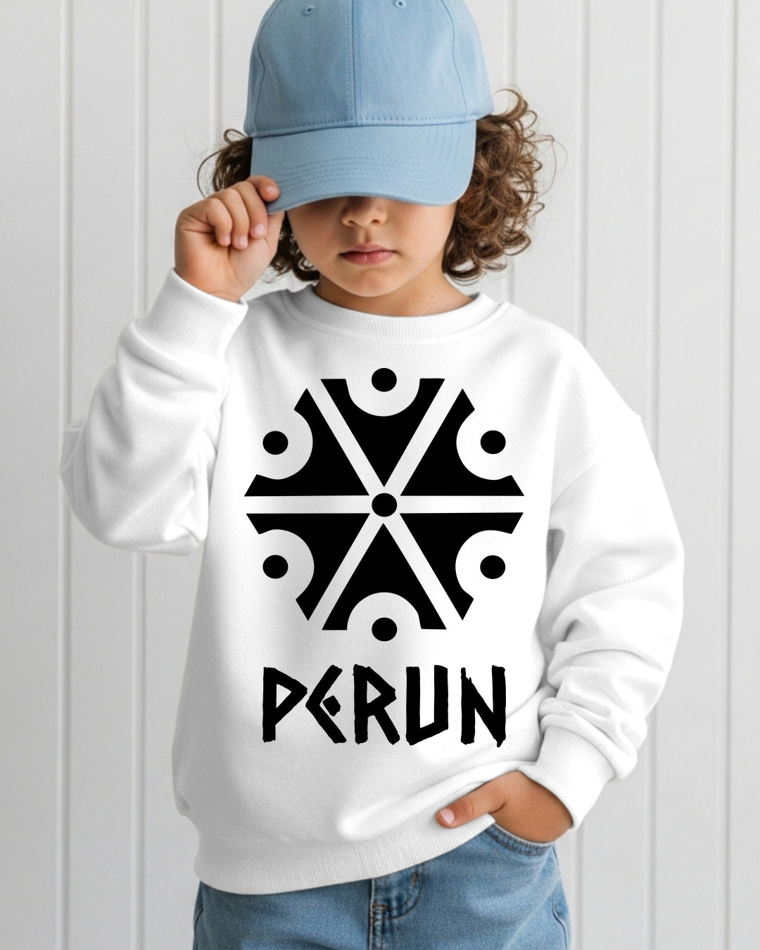 Perun Symbol — Biały