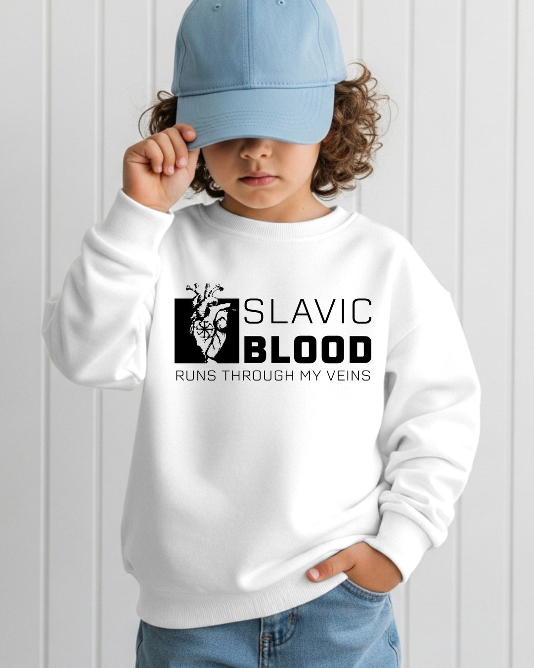 Slavic Blood Runs Through My Veins — Biały