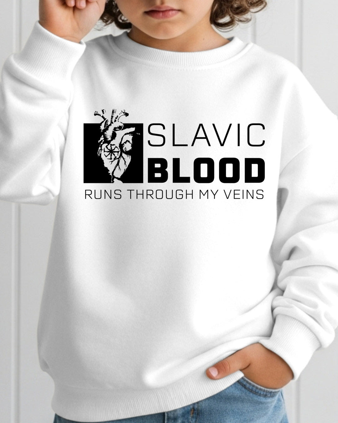 Slavic Blood Runs Through My Veins — Biały