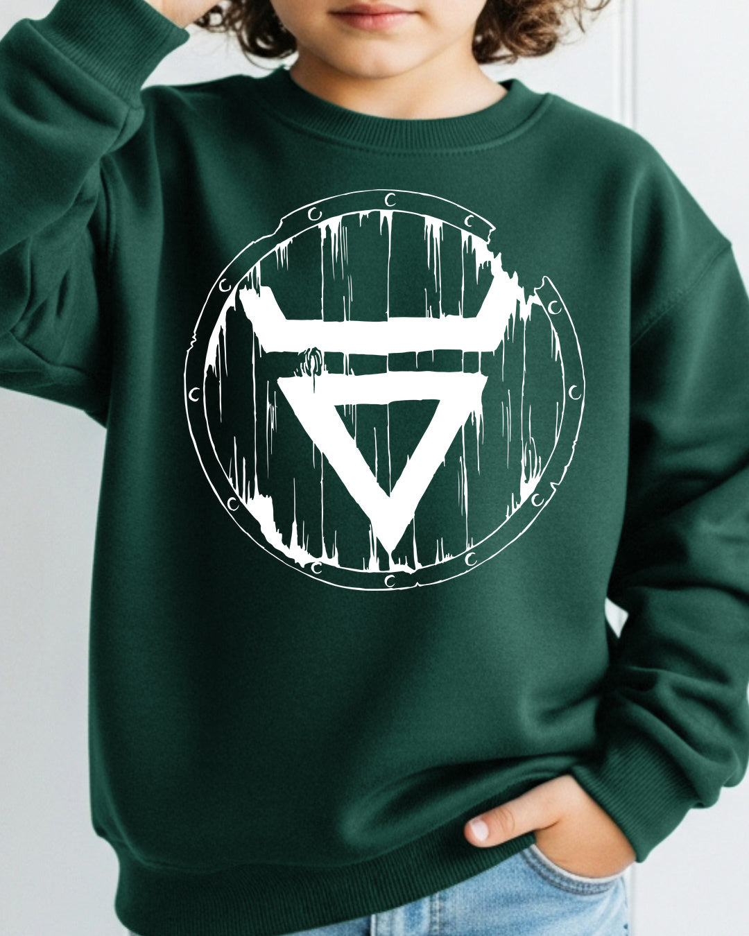 Symbol Welesa Tarcza — Zielony butelkowy