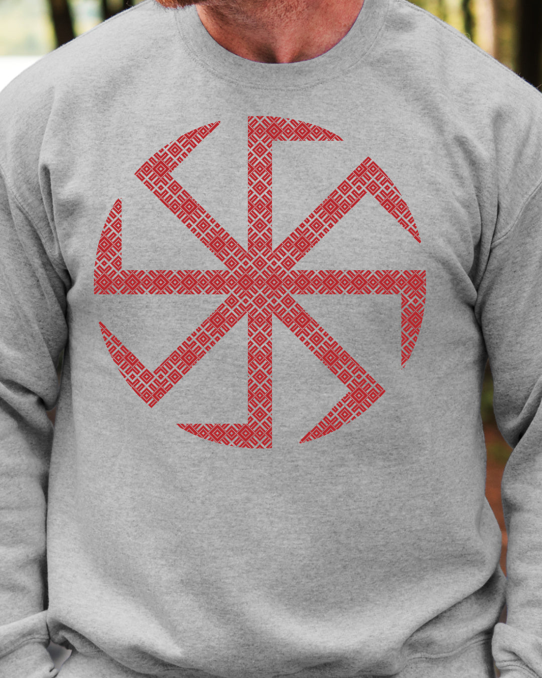 Kołowrót Ornament — Szary