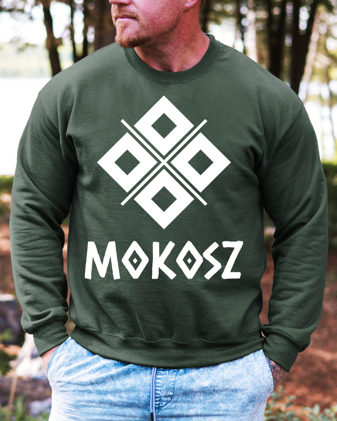 Mokosz Symbol — Zielony butelkowy