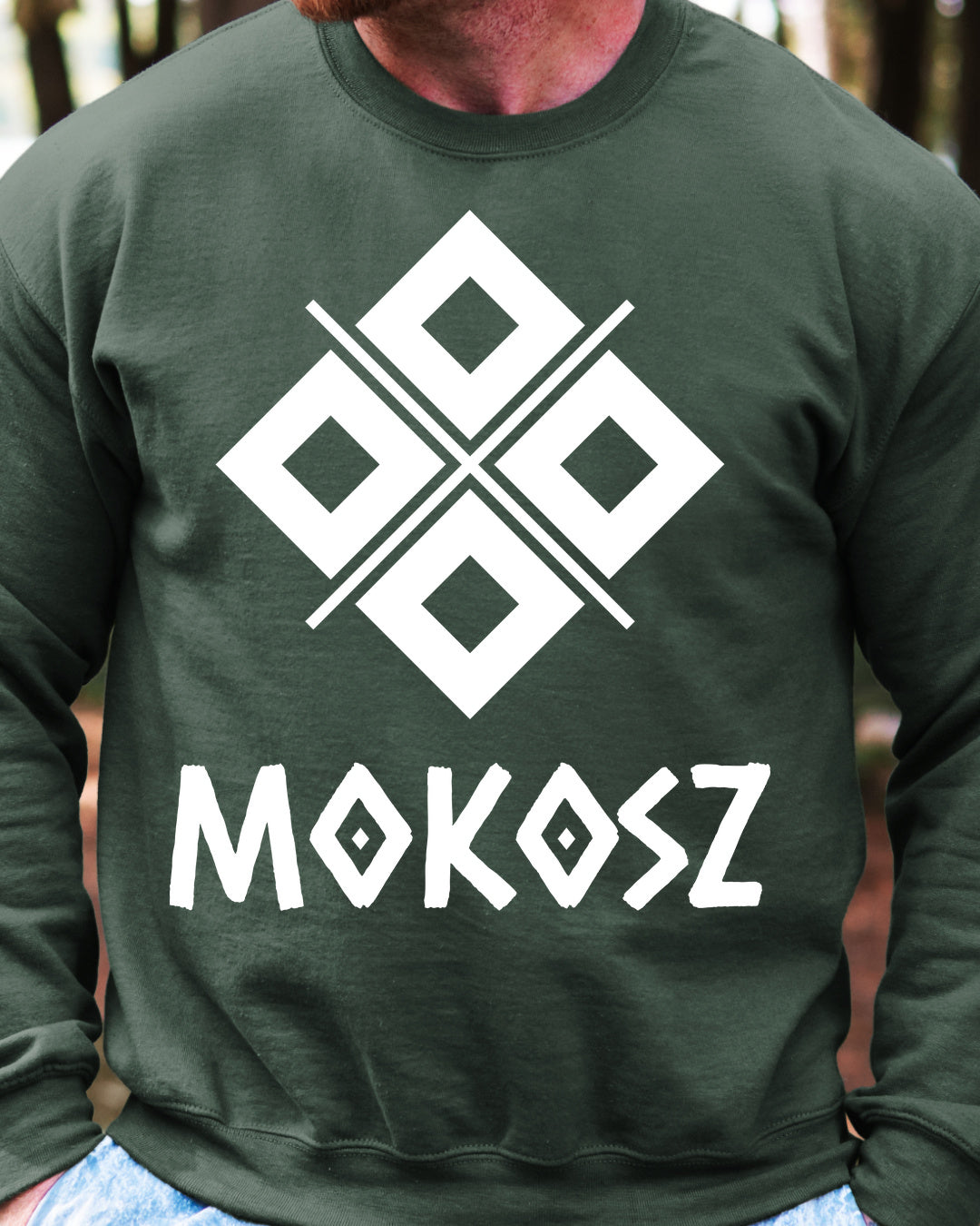 Mokosz Symbol — Zielony butelkowy