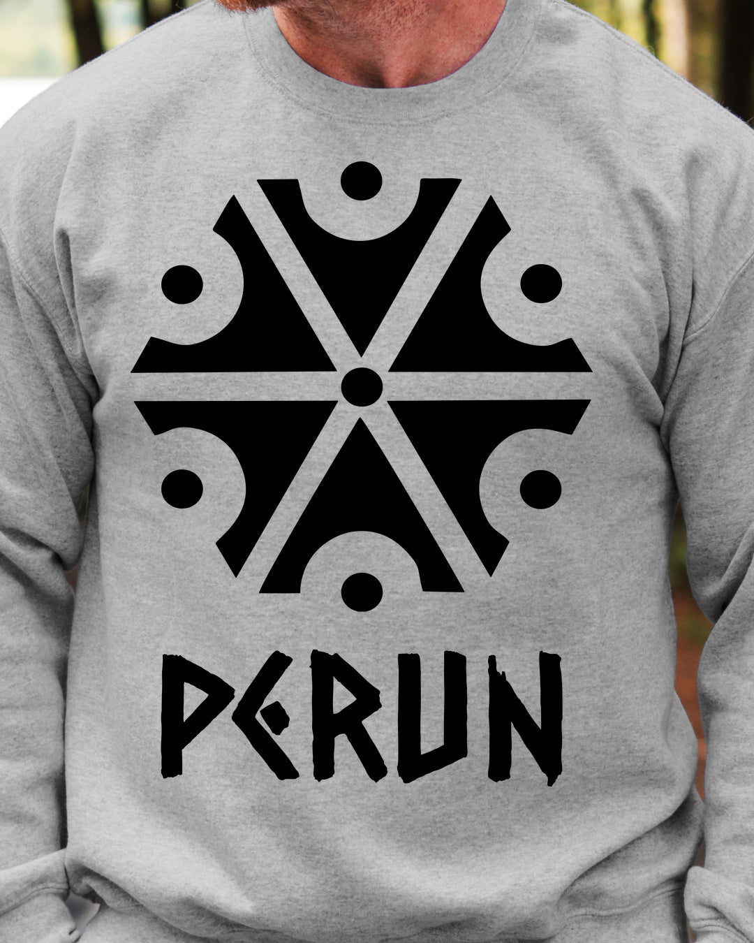 Perun Symbol — Szary