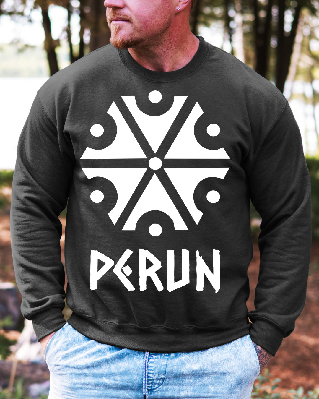 Perun Symbol — Grafitowy