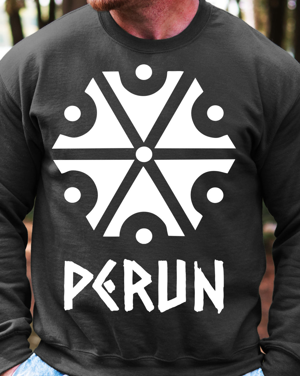 Perun Symbol — Grafitowy