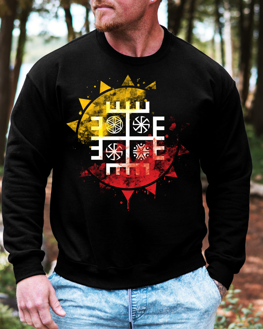 Ręce Boga Słońce — Czarny