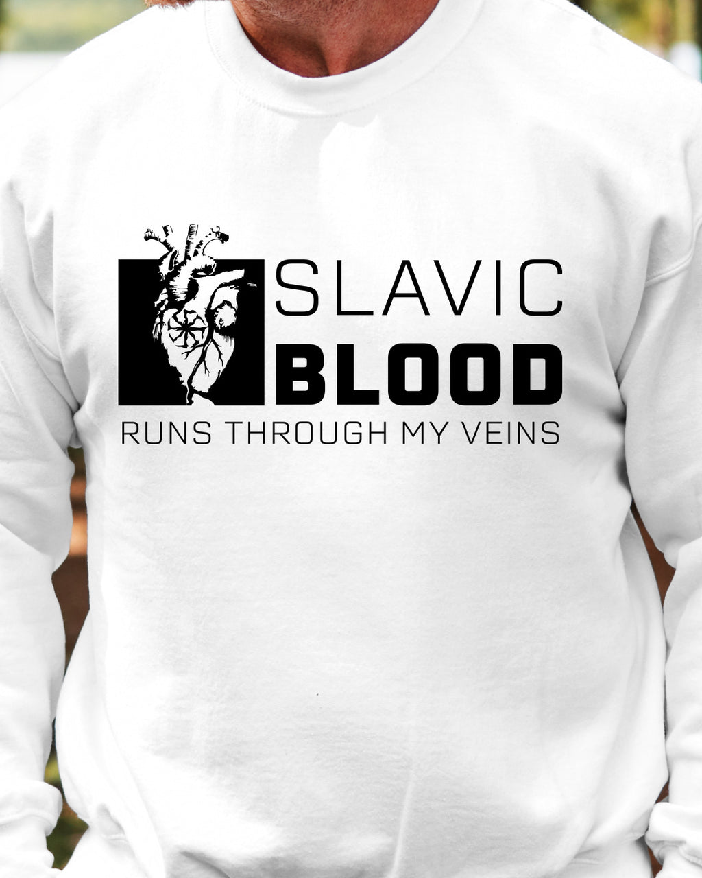 Slavic Blood Runs Through My Veins — Biały