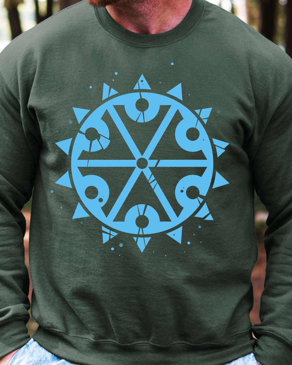 Symbol Peruna — Zielony butelkowy