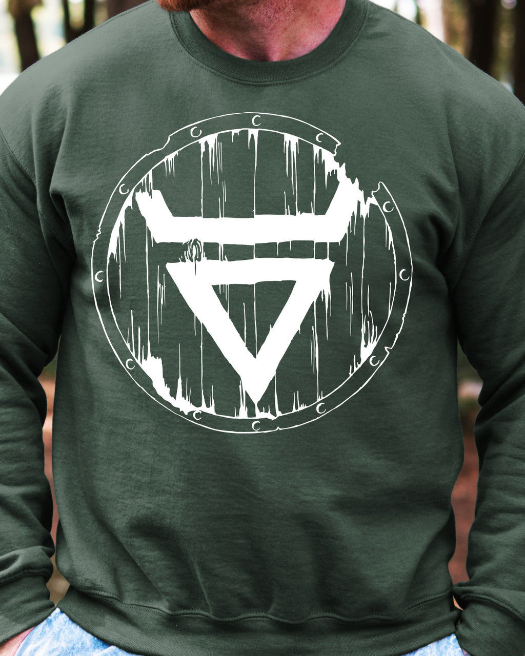 Symbol Welesa Tarcza — Zielony butelkowy