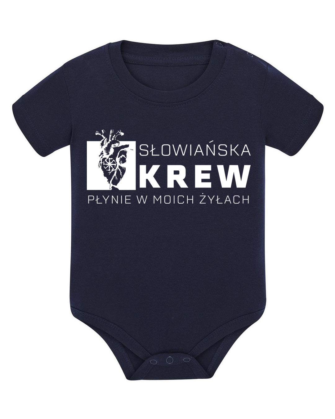 Słowiańska Krew Płynie w Moich Żyłach — Granatowy