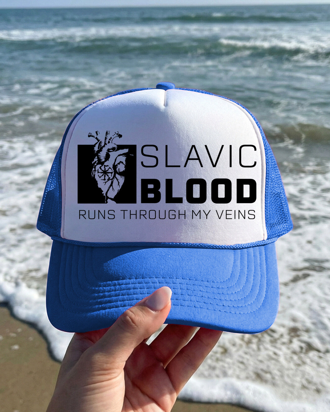Slavic Blood Runs Through My Veins — Niebieski