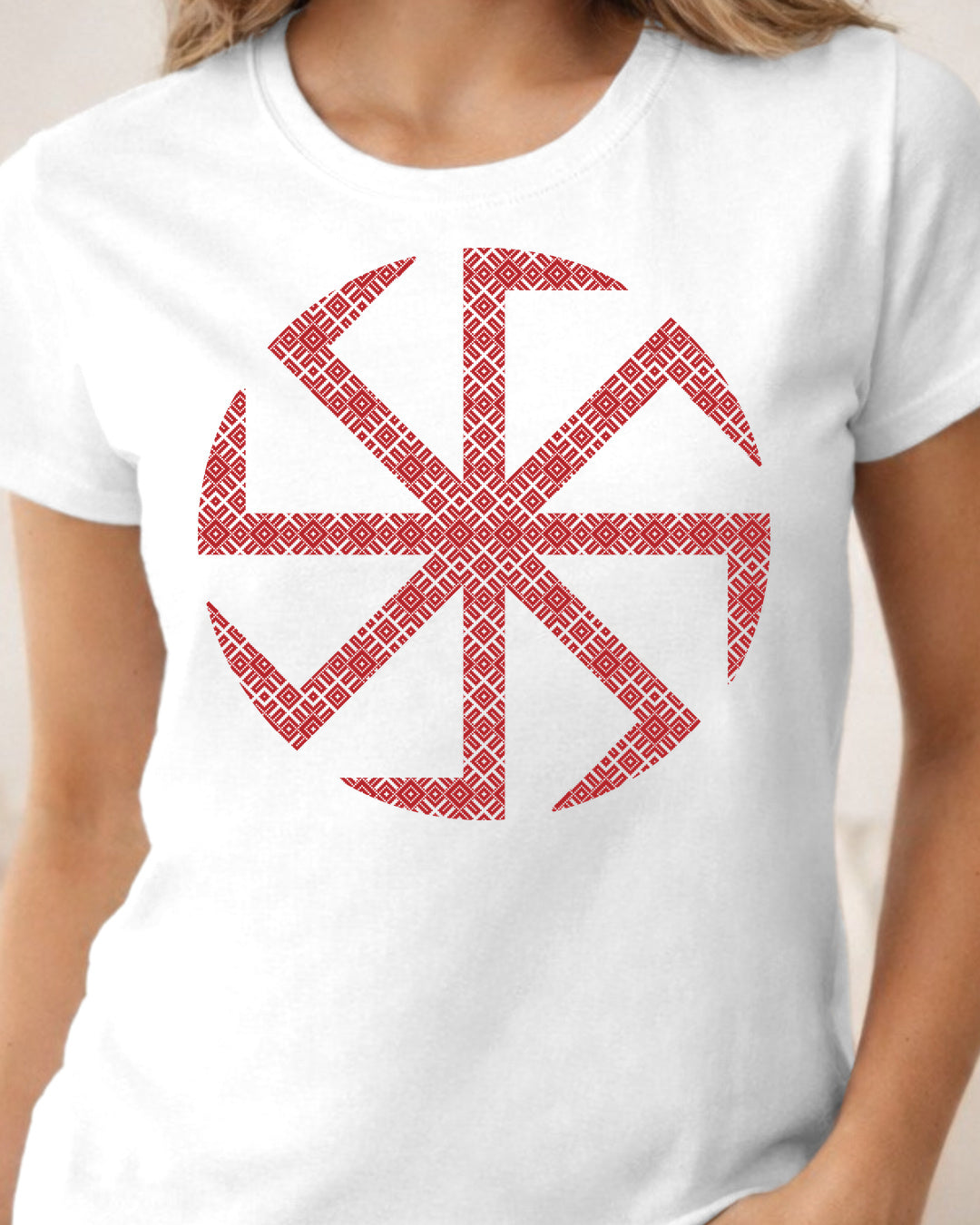 Kołowrót Ornament — Biały (Standard)