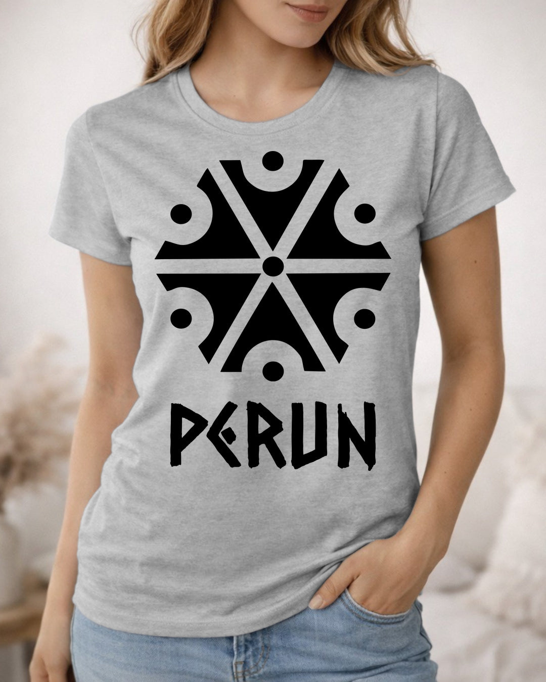 Perun Symbol — Szary (Standard)
