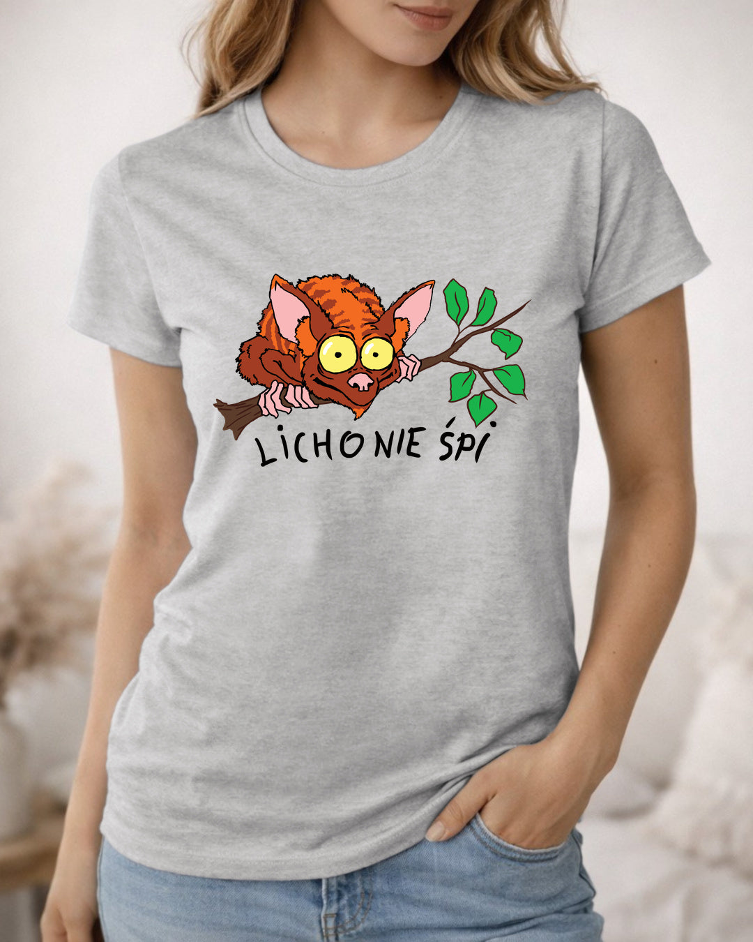 Licho Nie Śpi — Szary (Premium)
