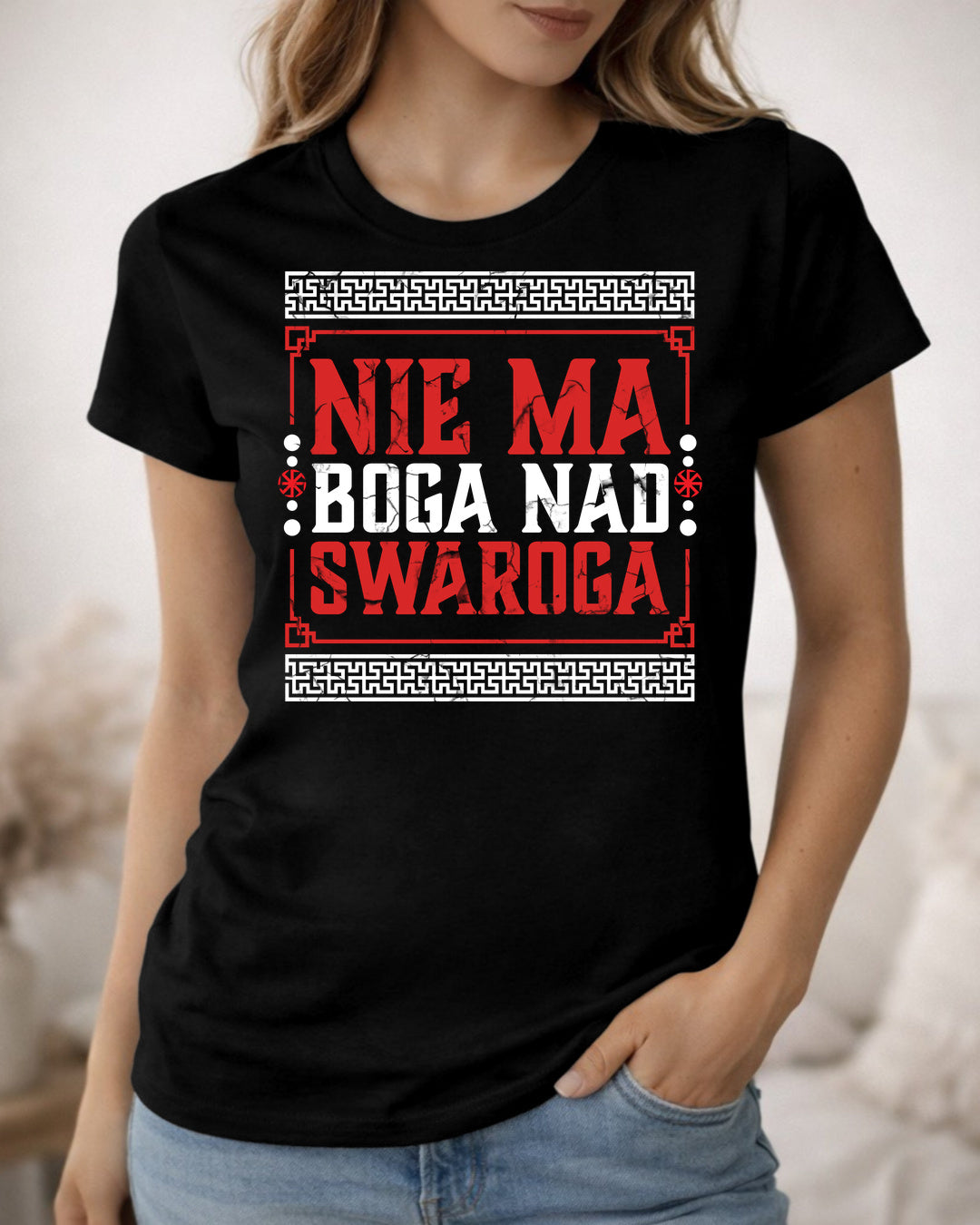 Nie Ma Boga Nad Swaroga — Czarny (Premium)