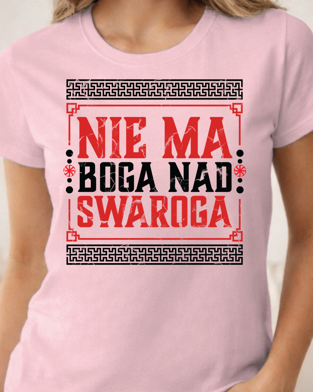 Nie Ma Boga Nad Swaroga — Różowy pudrowy (Premium)