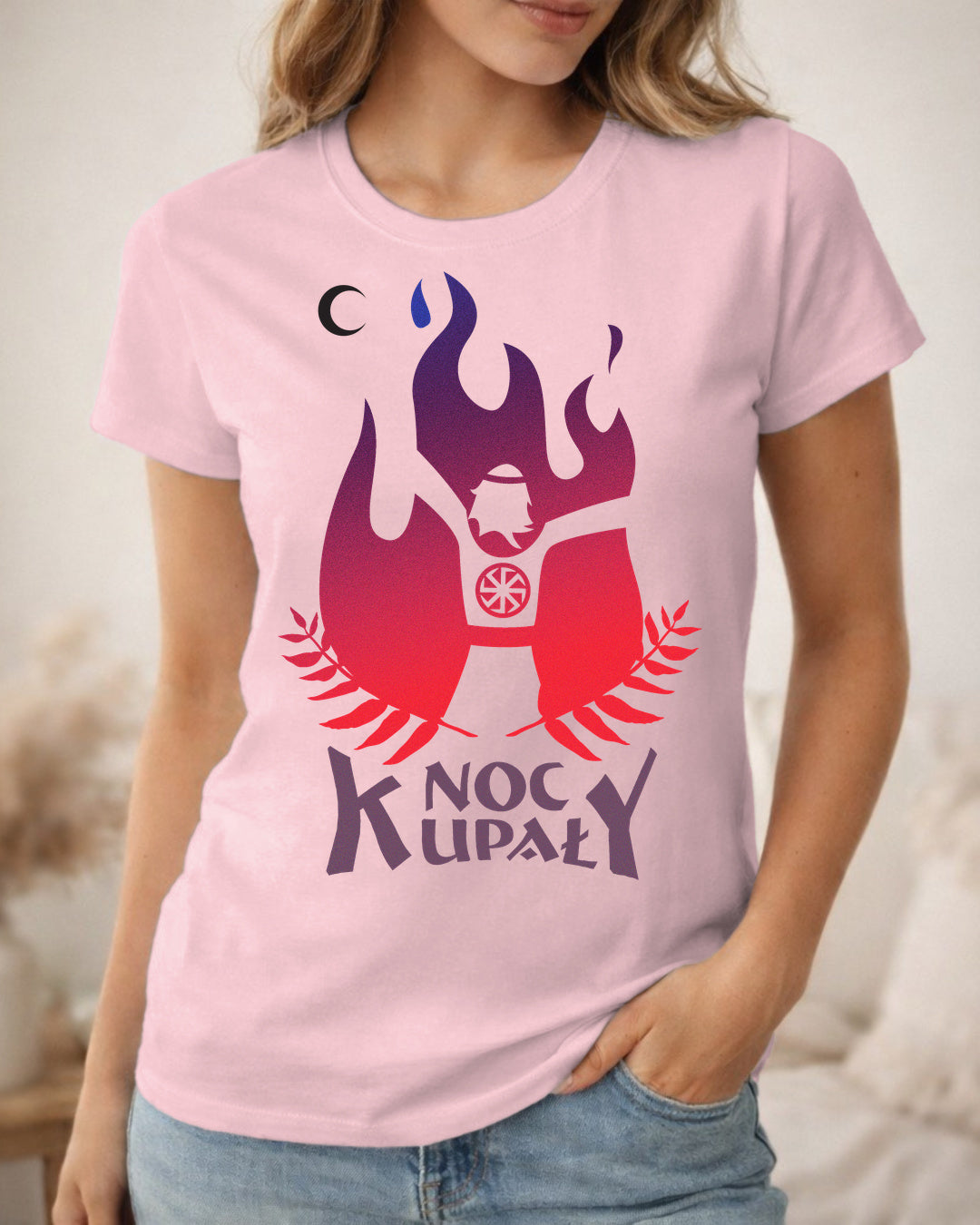 Noc Kupały — Różowy pudrowy (Premium)