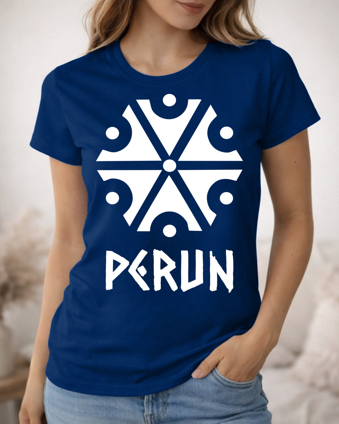 Perun Symbol — Granatowy (Premium)