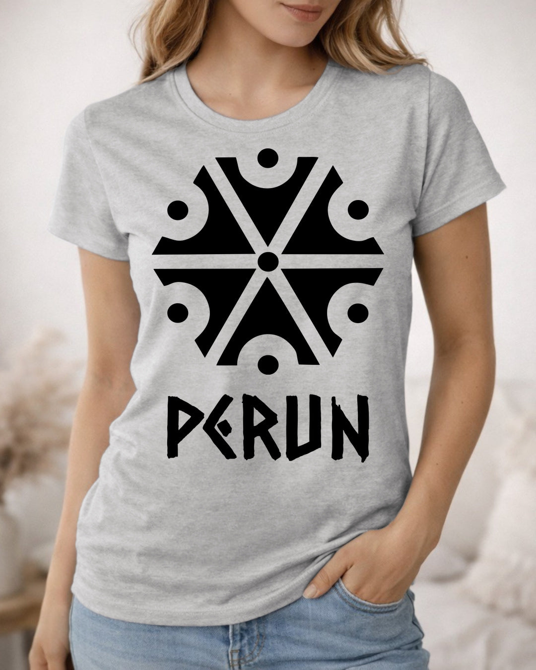 Perun Symbol — Szary (Premium)