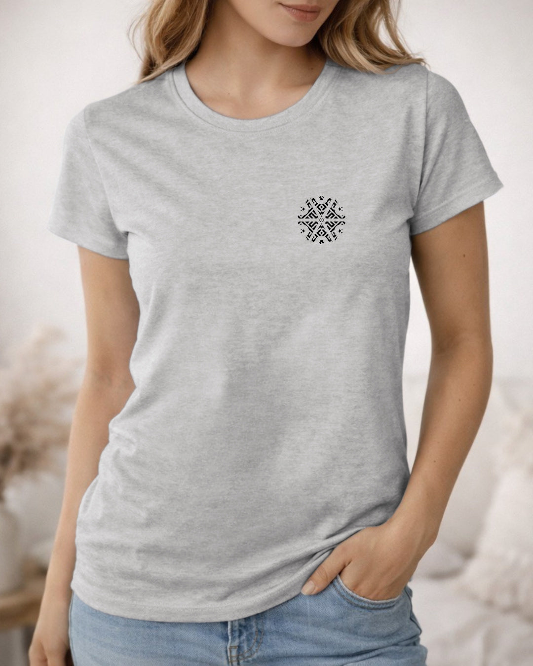 Perun Symbol Ornament II — Szary (Premium)