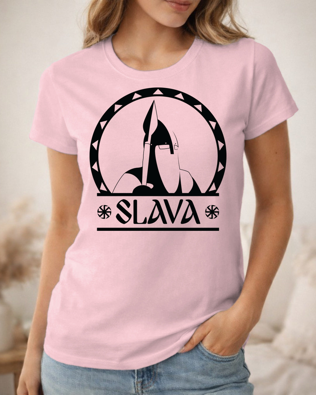 Slava — Różowy pudrowy (Premium)