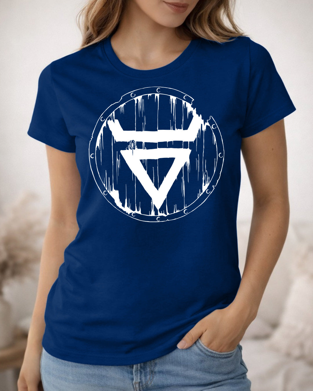 Symbol Welesa Tarcza — Granatowy (Premium)