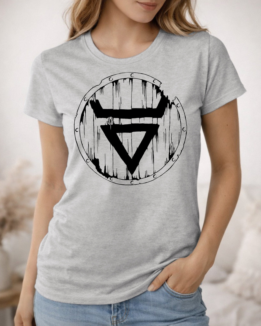 Symbol Welesa Tarcza — Szary (Premium)