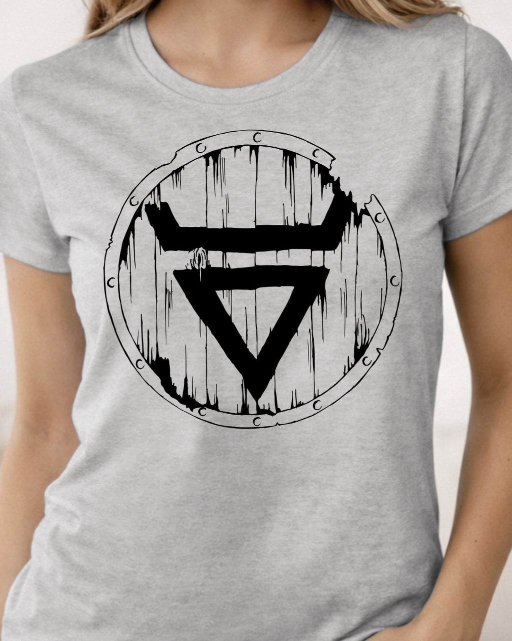 Symbol Welesa Tarcza — Szary (Premium)
