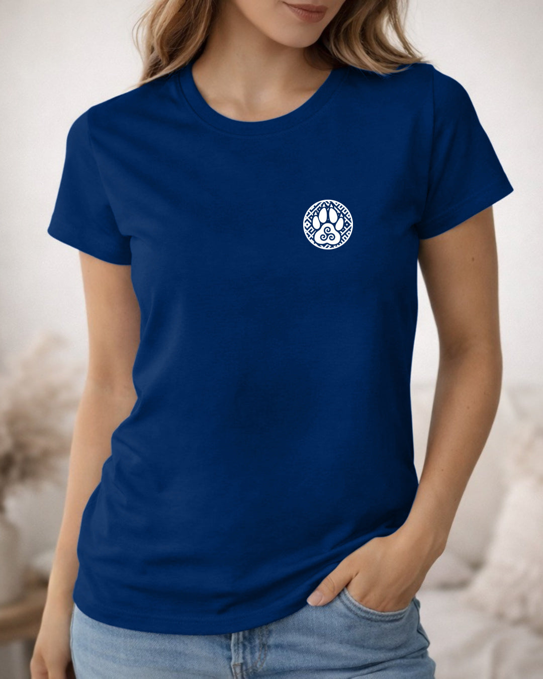 Triskelion Łapa — Granatowy (Premium)