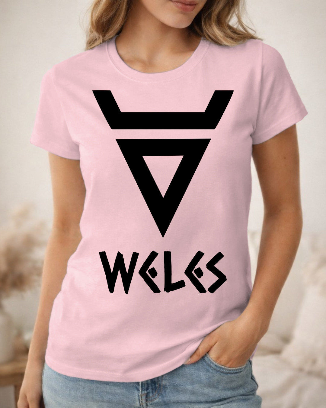 Weles Symbol — Różowy pudrowy (Premium)