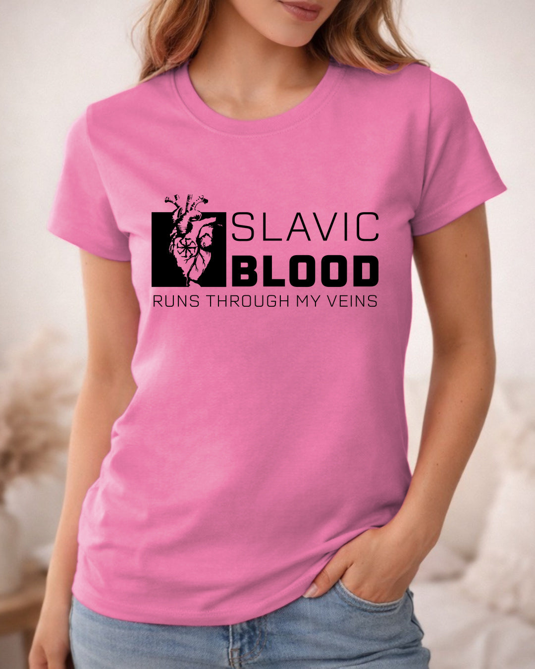 Slavic Blood Runs Through My Veins — Różowy azaliowy (Standard)