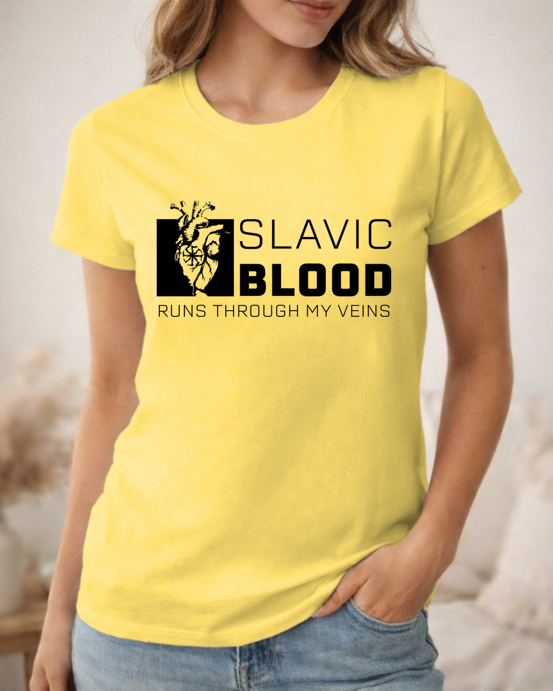 Slavic Blood Runs Through My Veins — Żółty stokrotkowy (Standard)