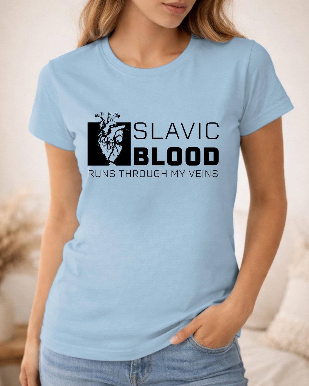Slavic Blood Runs Through My Veins — Błękitny (Standard)