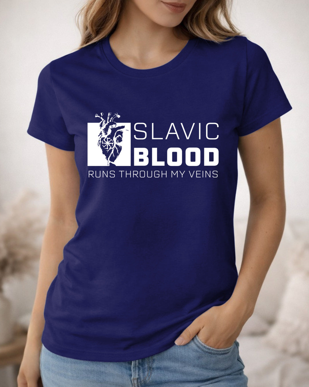 Slavic Blood Runs Through My Veins — Granatowy (Standard)