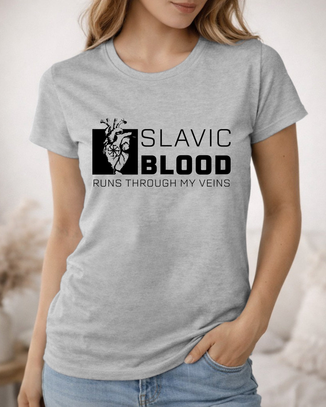 Slavic Blood Runs Through My Veins — Szary (Standard)
