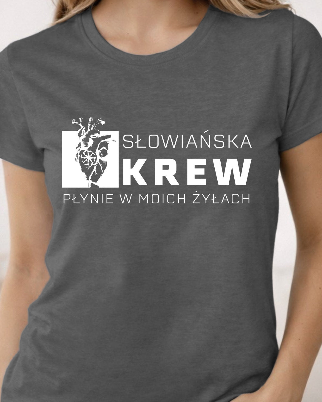 Słowiańska Krew Płynie w Moich Żyłach — Grafitowy (Standard)