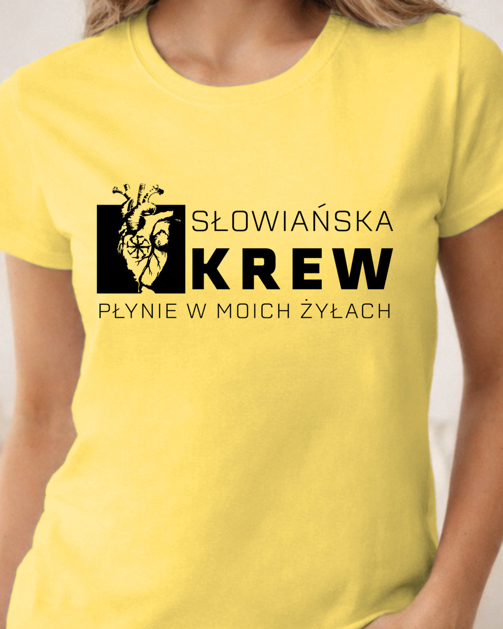 Słowiańska Krew Płynie w Moich Żyłach — Żółty stokrotkowy (Standard)