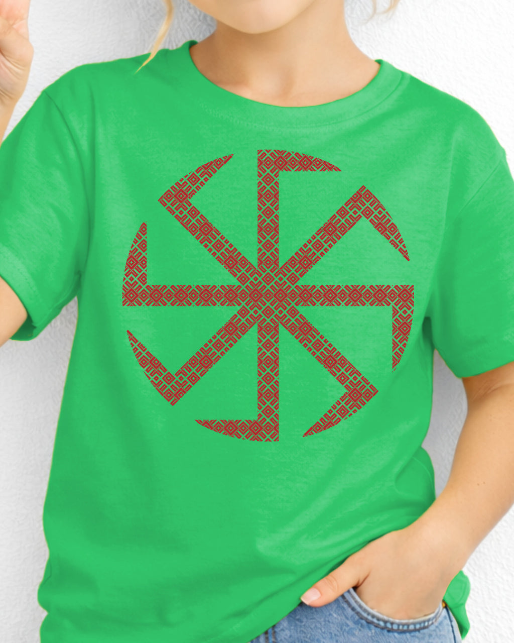 Kołowrót Ornament — Zielony irlandzki