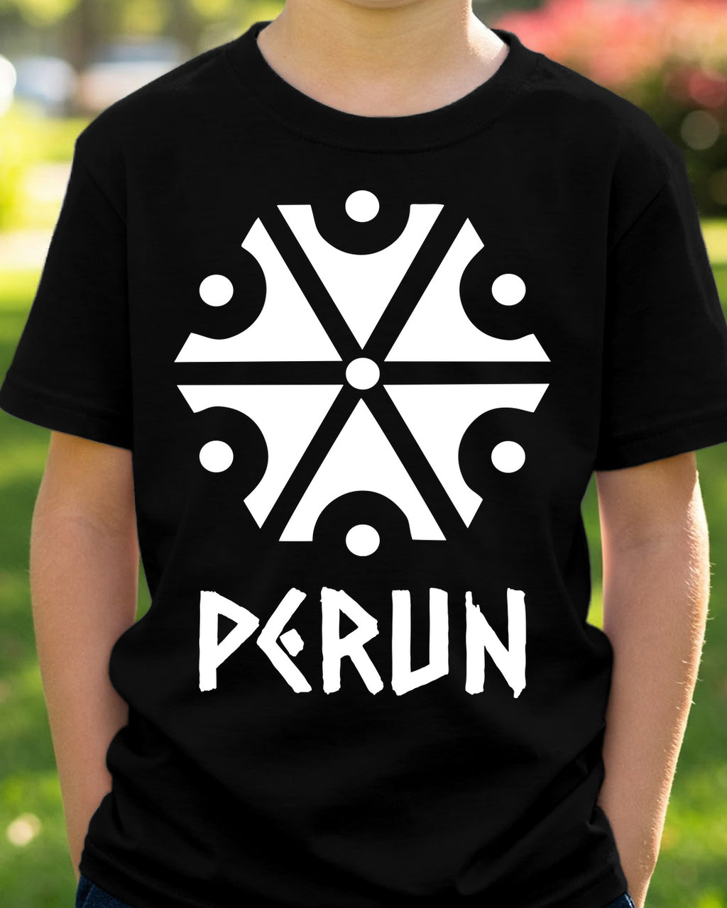 Perun Symbol — Czarny