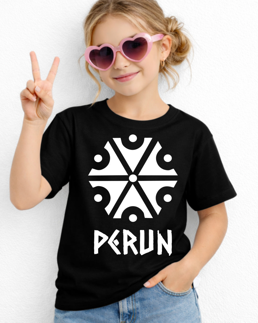Perun Symbol — Czarny