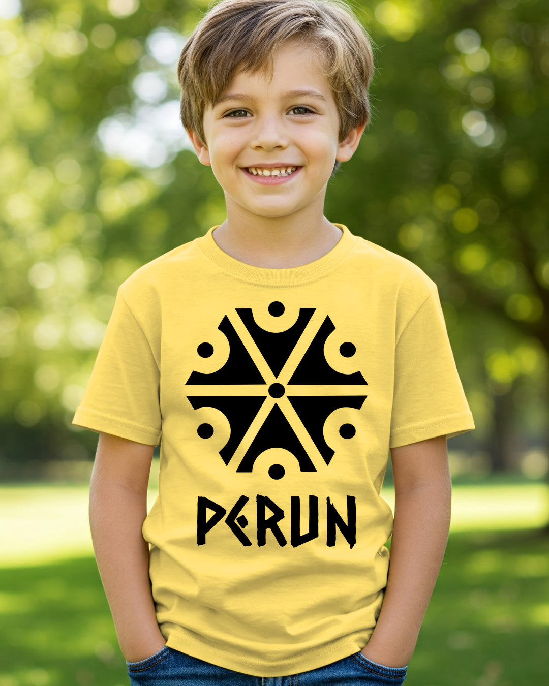 Perun Symbol — Żółty stokrotkowy
