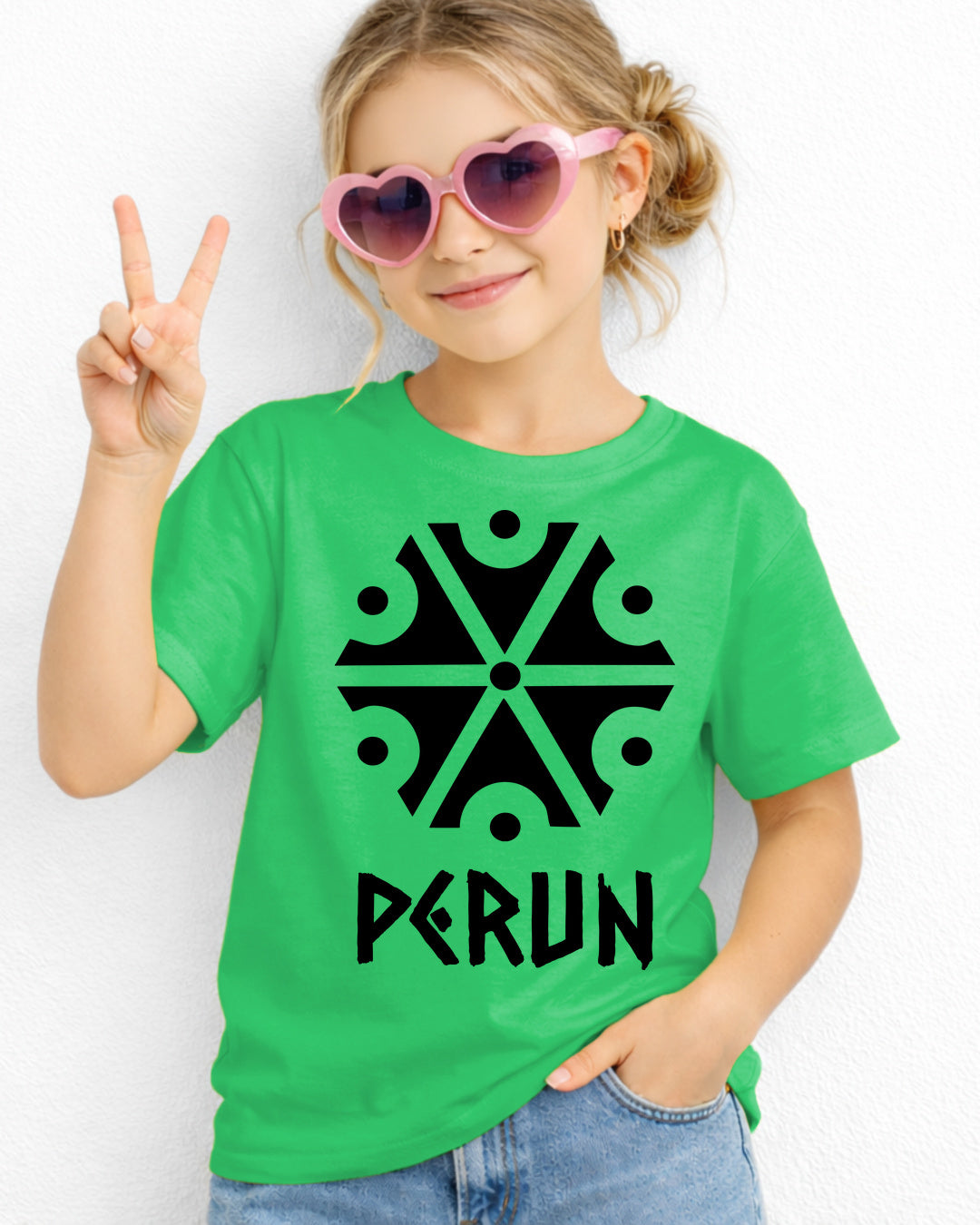 Perun Symbol — Zielony irlandzki