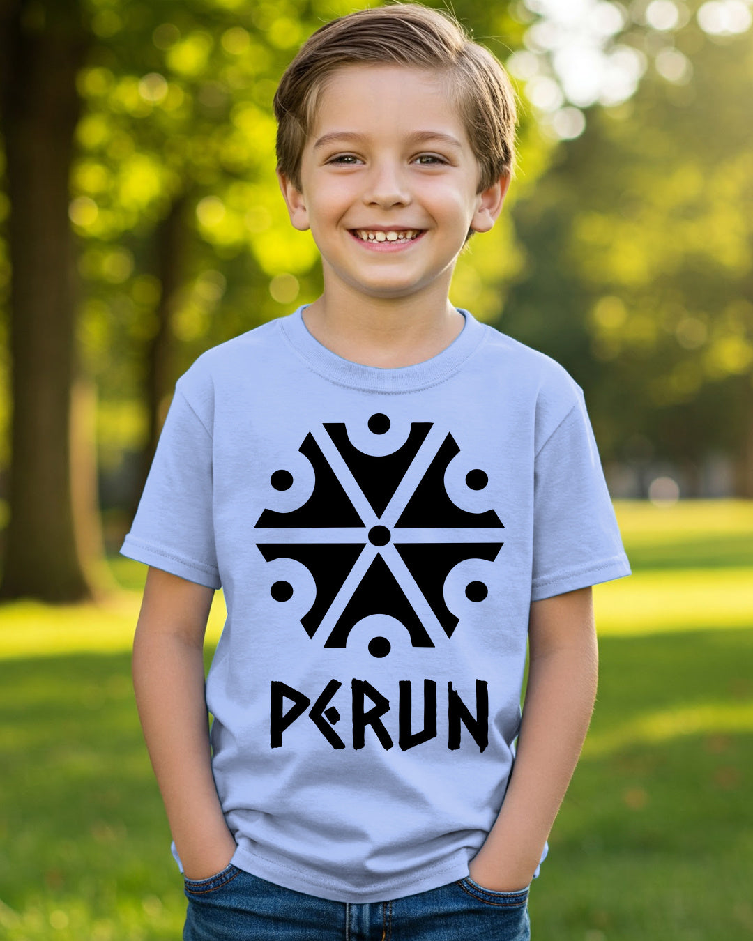 Perun Symbol — Błękitny