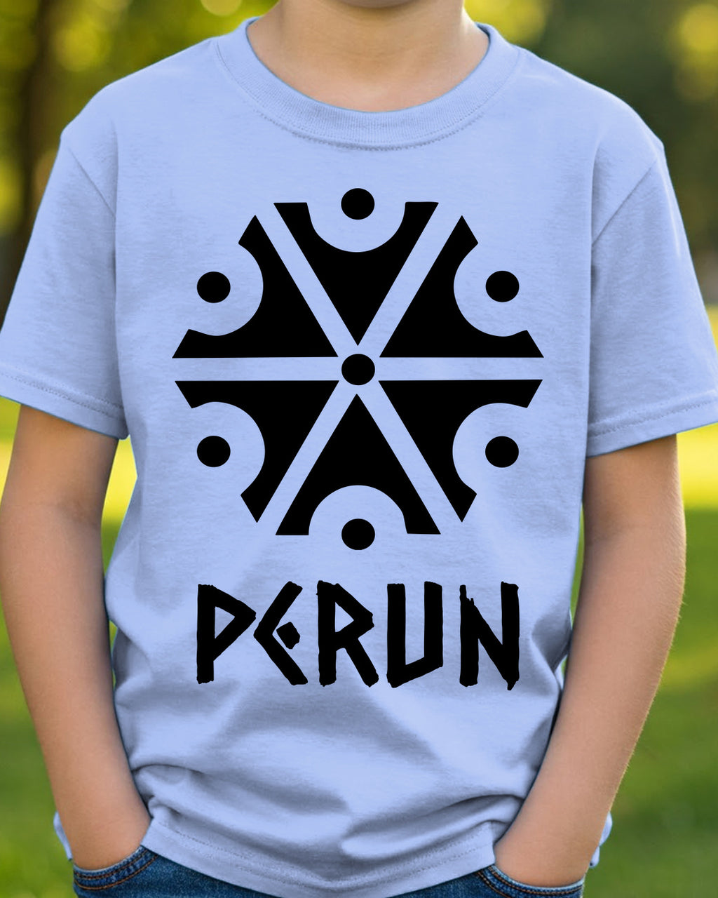 Perun Symbol — Błękitny