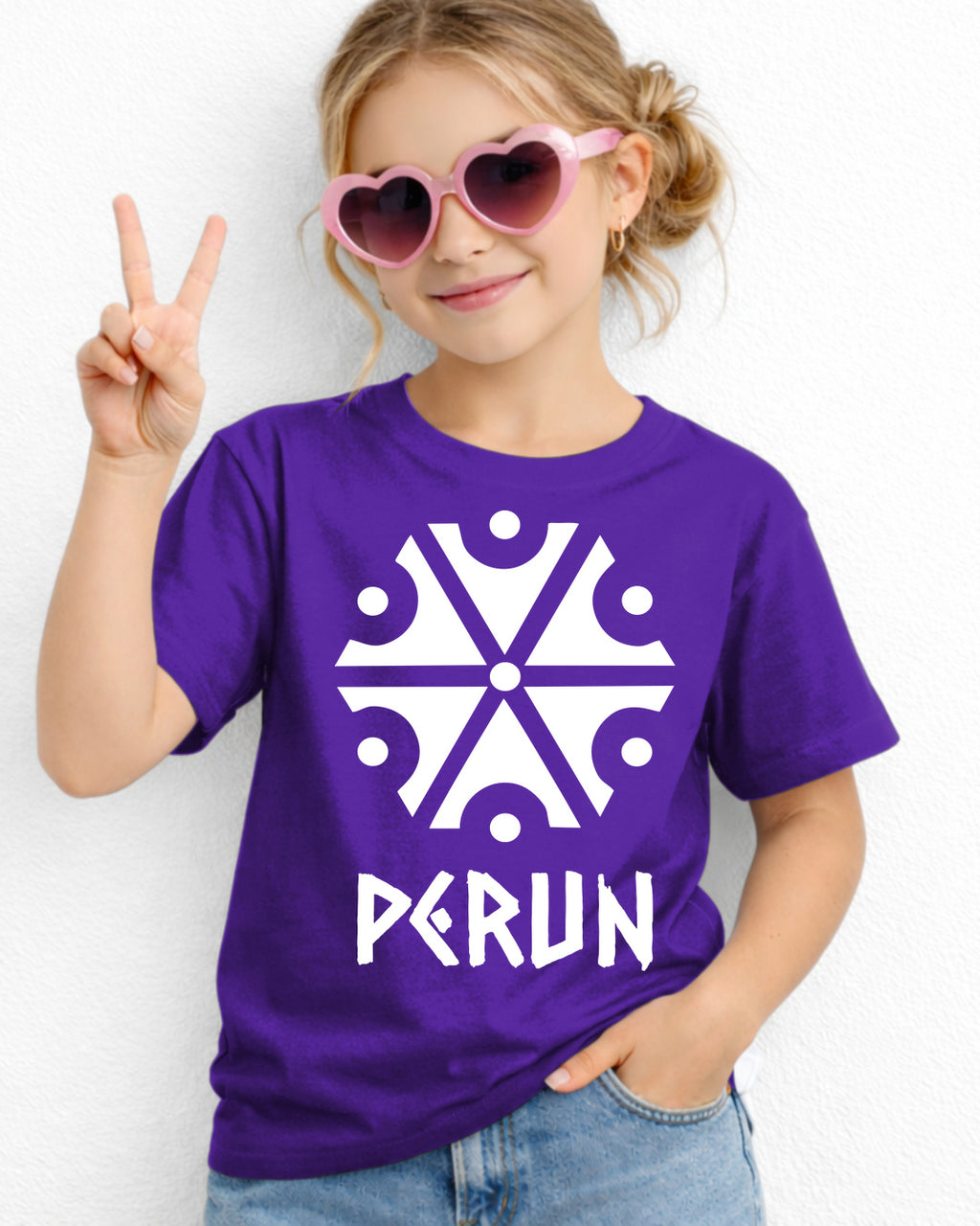 Perun Symbol — Fioletowy